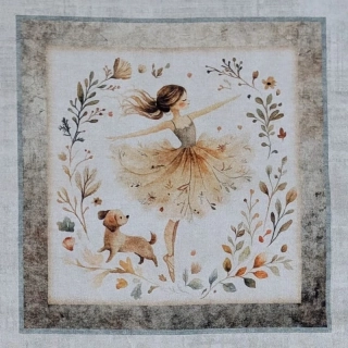 Panel s tančícími holčičkami ve stylu víl