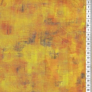 Látka na patchwork žlutá makatá protkaná