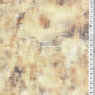 Látka na patchwork pískově béžová makatá protkaná