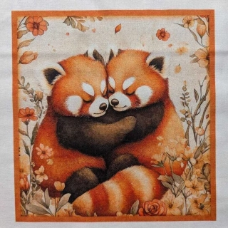 Pandy - panel látky pro děti