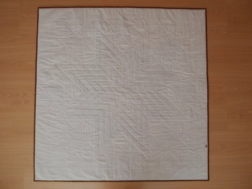 Rezavozlaté patchworkové hvězdy