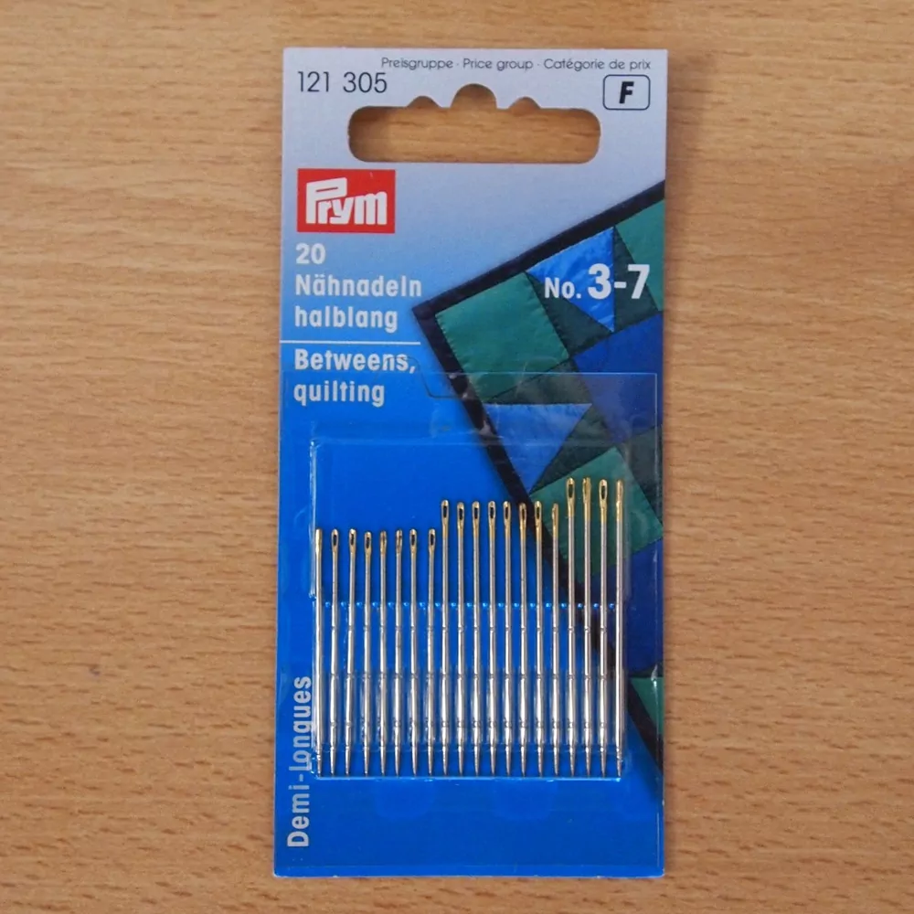 Jehly pro ruční quiltování 3-7