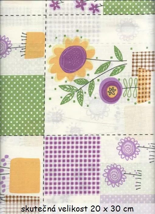 Lila falešný patchwork