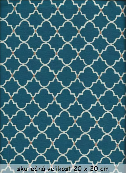 FQ Smetanová mříž na modré