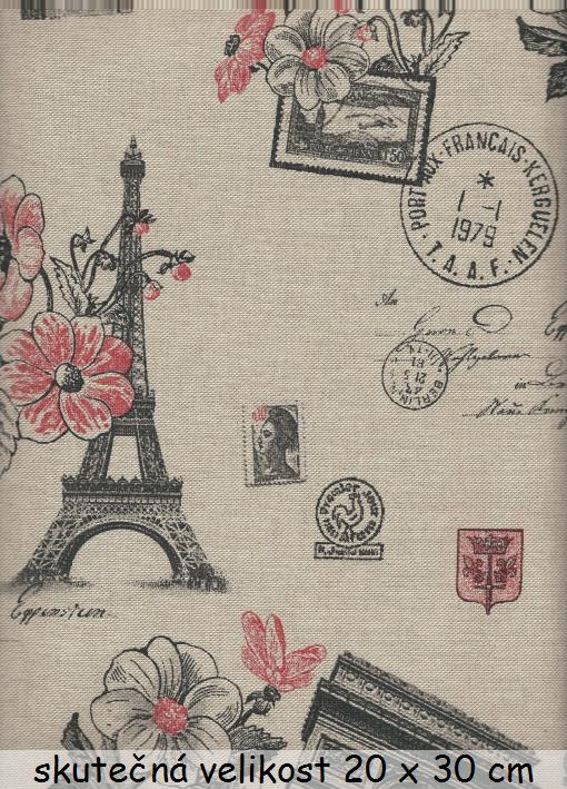 Paříž na směsi 80 ba + 20 PES