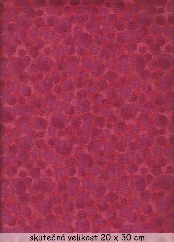 FQ Bubliny na červené malinové