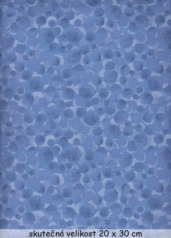 Bubliny na fialovo modré