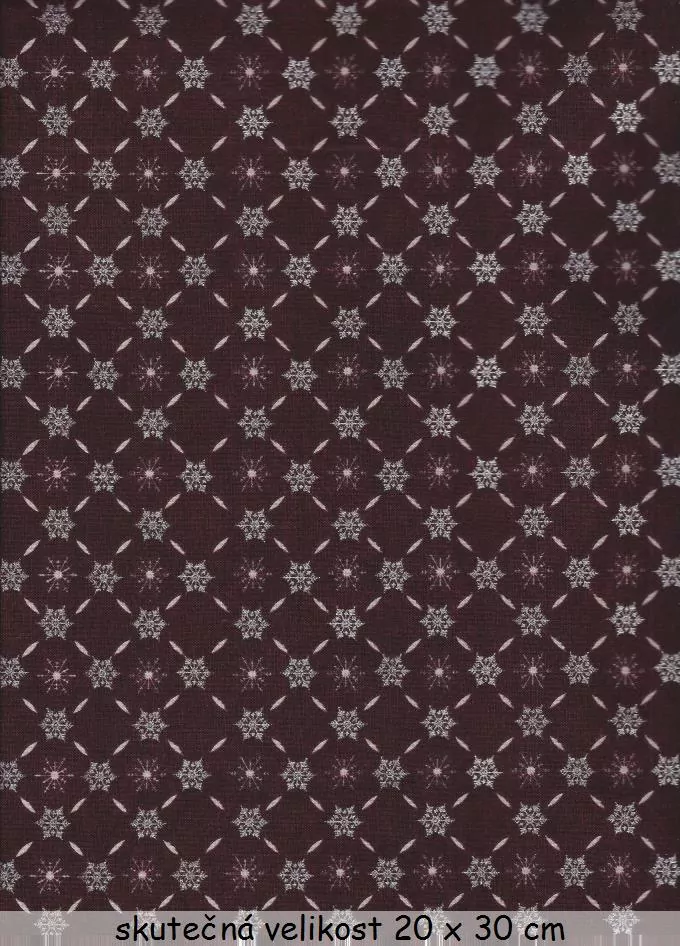 Růžové a stříbrné hvězdičky na vínové