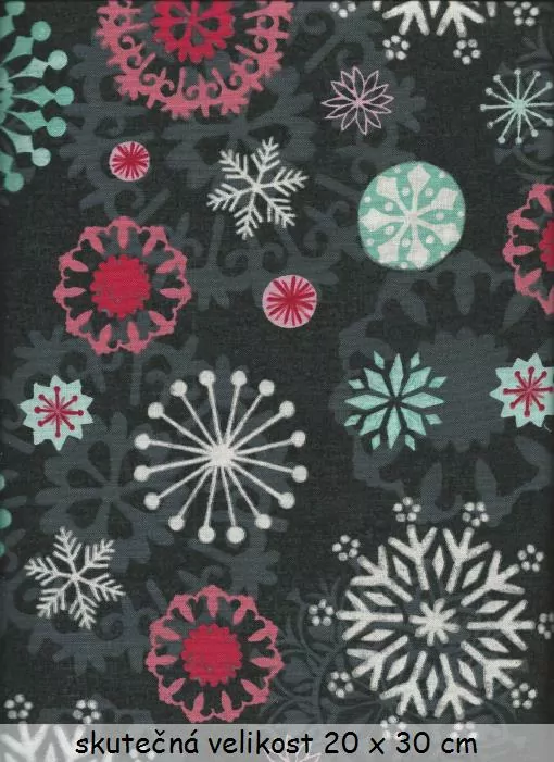 FQ Barevné vločky na černé