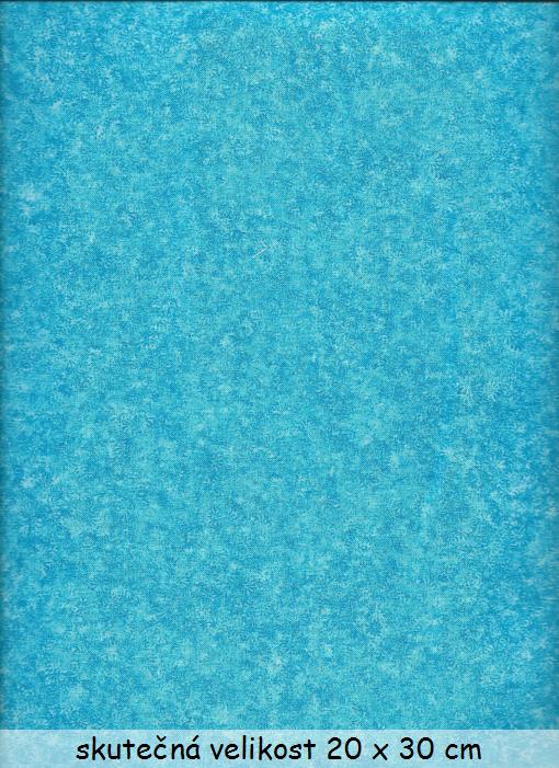 FQ Drobný vzor na tyrkysové